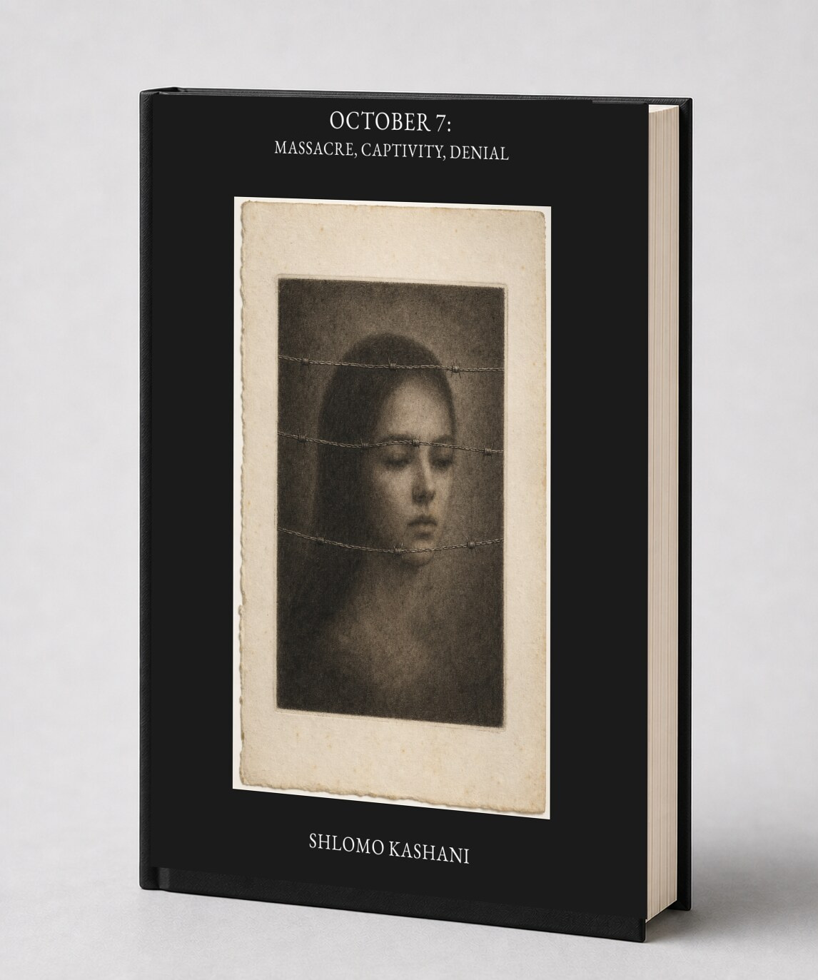 October 7 documentary book shown in perspective